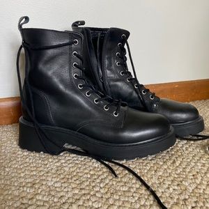 Steve Madden tornado combat boots